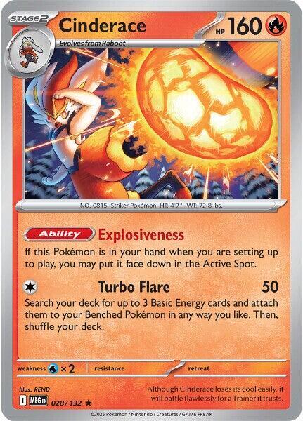 Cinderace 028/132 - Mega Evolution