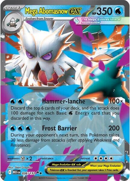 Mega Abomasnow ex 036/132 - Mega Evolution