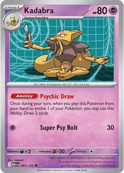 Kadabra 055/132 - Mega Evolution