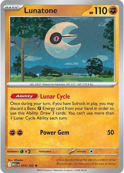 Lunatone 074/132 - Mega Evolution