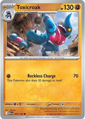 Toxicroak 079/132 - Mega Evolution