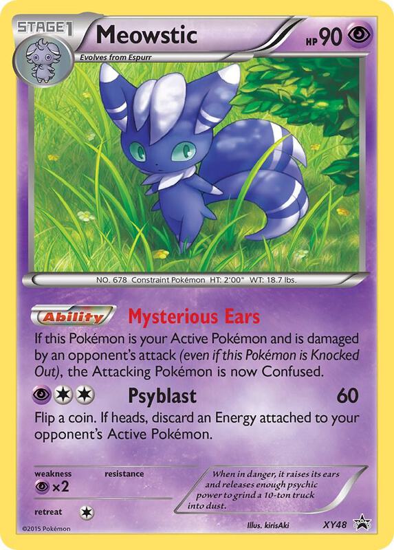 Karta Pokemon Meowstic - XY48 - XY Promos XY48