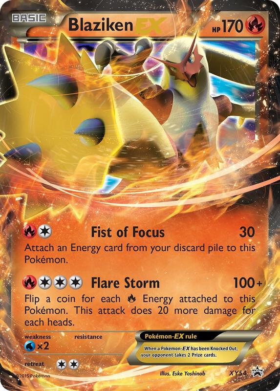 Karta Pokemon Blaziken EX - XY54 - XY Promos XY54