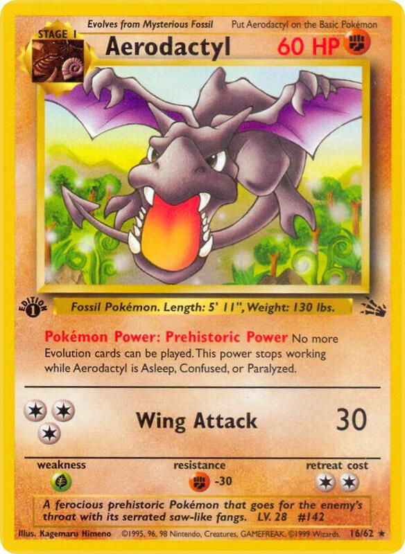 Aerodactyl 16/62 - Fossil
