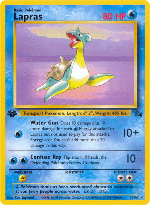 Lapras 25/62 - Fossil