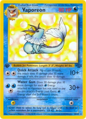 Vaporeon 28/64 - Jungle