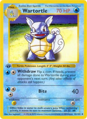 Wartortle 042/102 - Base