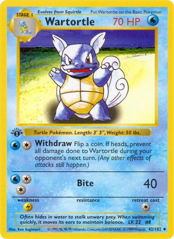 Wartortle 042/102 - Base