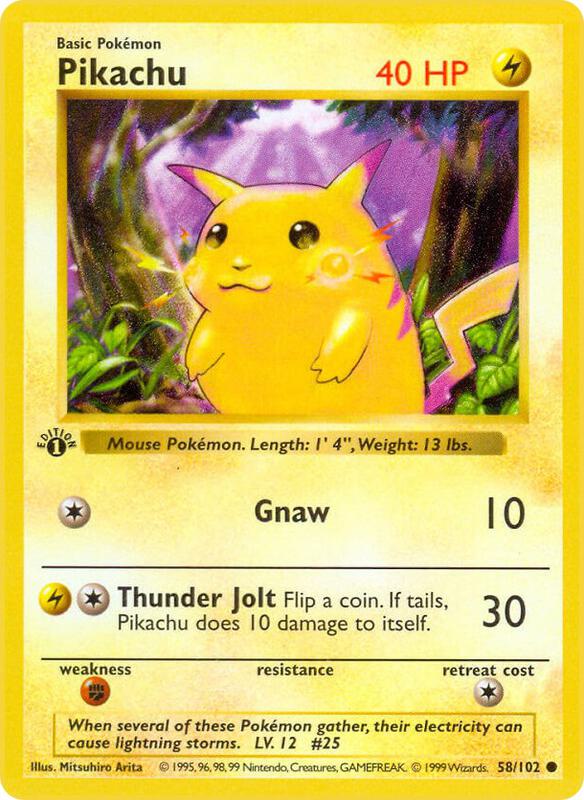 Pikachu 058/102 - Base