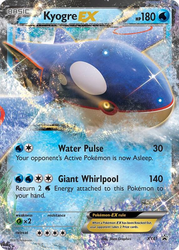 Karta Pokemon Kyogre EX - XY Promos XY41