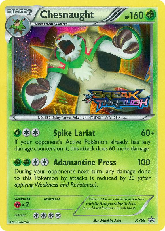 Chesnaught XY68 - XY Black Star Promos