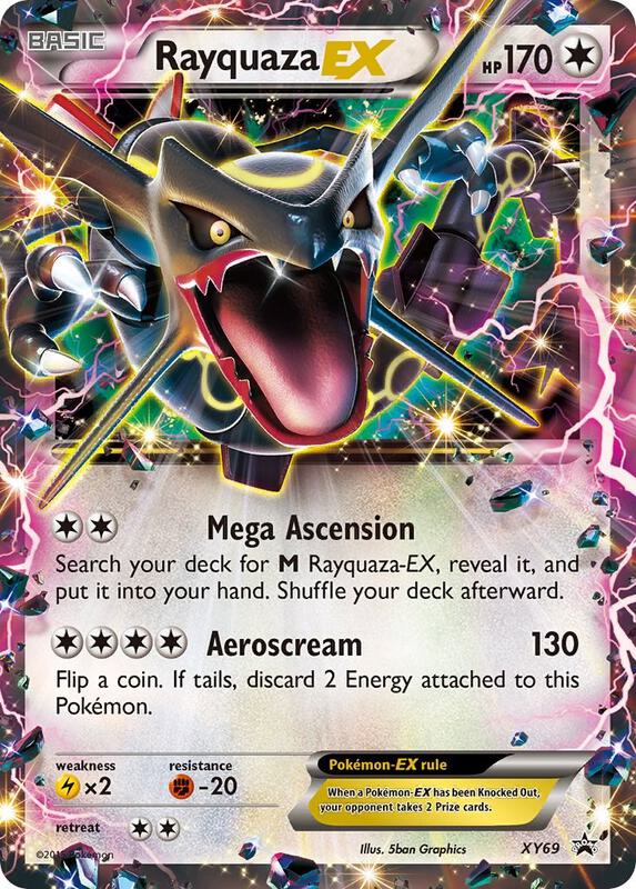 Karta Pokemon Rayquaza EX (Shiny) - XY Promos XY69