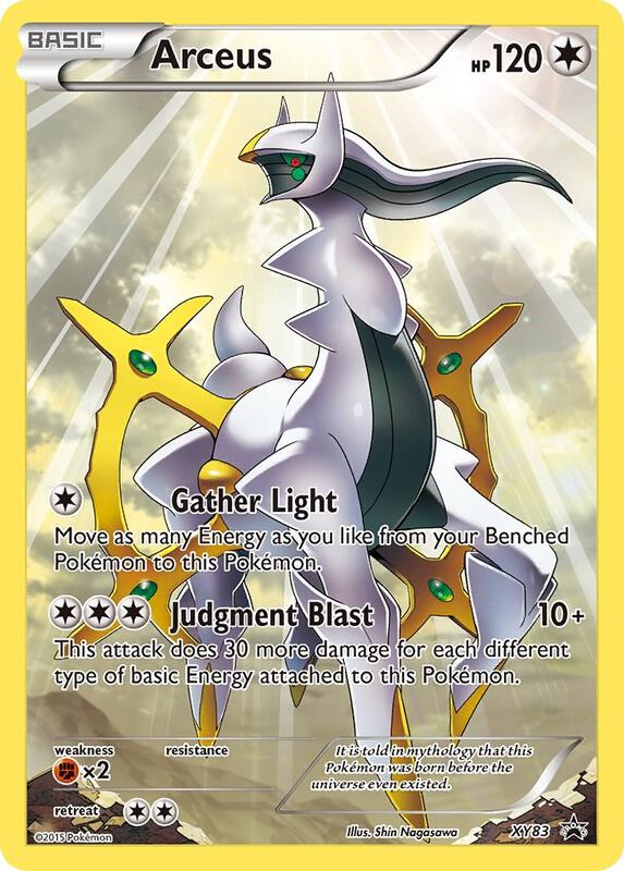 Karta Pokemon Arceus - XY83 - XY Promos XY83