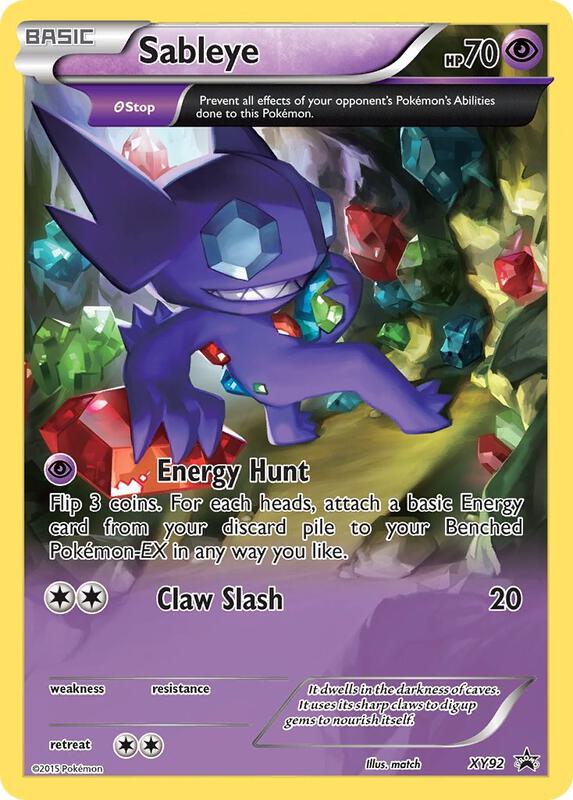 Karta Pokemon Sableye - XY92 - XY Promos XY92
