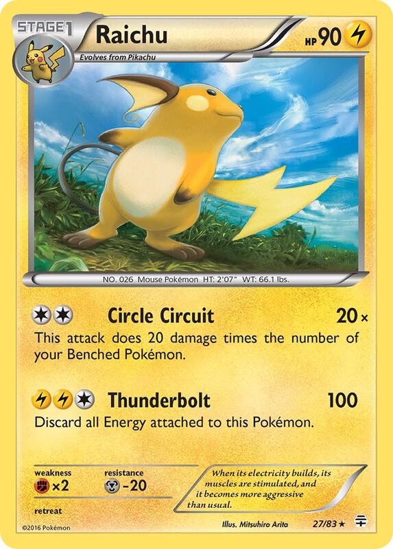 Raichu 27/83 - Arceus