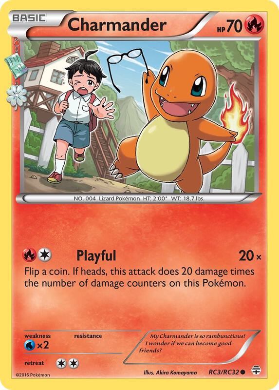 Karta Pokemon Charmander - Generations: Radiant Collection RC3/RC32
