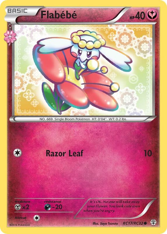 Karta Pokemon Flabebe - Generations: Radiant Collection RC17/RC32