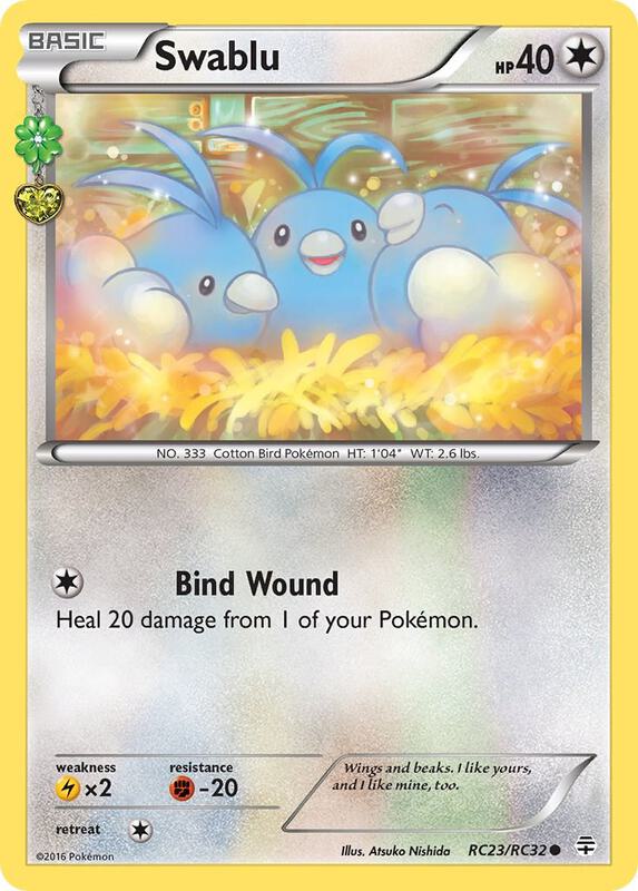 Karta Pokemon Swablu - Generations: Radiant Collection RC23/RC32