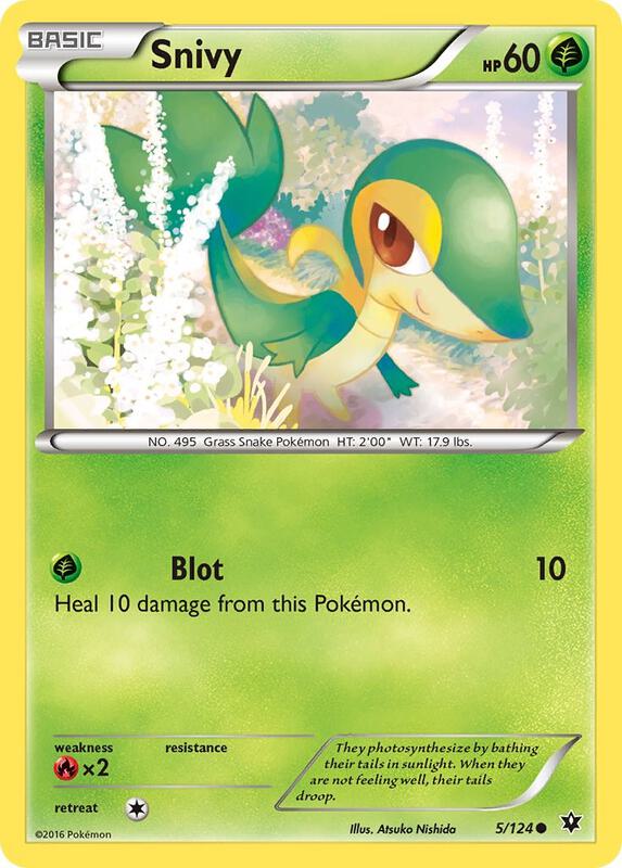 Snivy 5/124 - Fates Collide