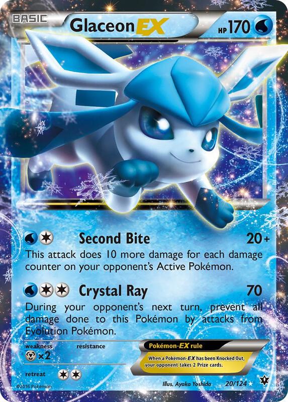 Glaceon-EX 20/124 - Fates Collide