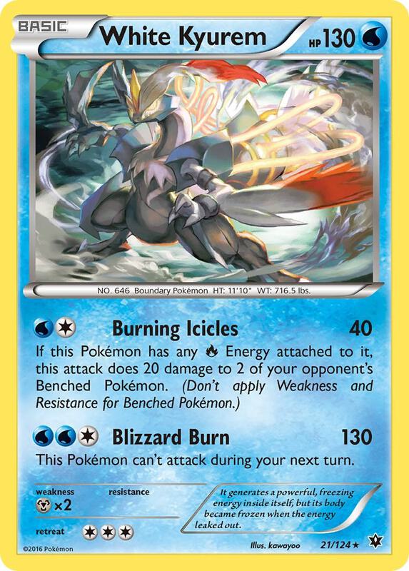 White Kyurem 21/124 - Fates Collide