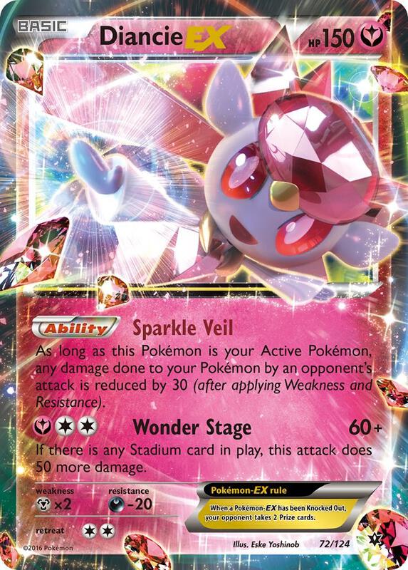 Diancie-EX 72/124 - Fates Collide