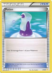 Karta Pokemon Potion (21 21/30 - Pikachu Libre Deck) - XY Trainer Kit: Pikachu Libre & Suicune