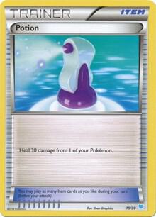 Karta Pokemon Potion (15 15/30 - Suicune Deck) - XY Trainer Kit: Pikachu Libre & Suicune