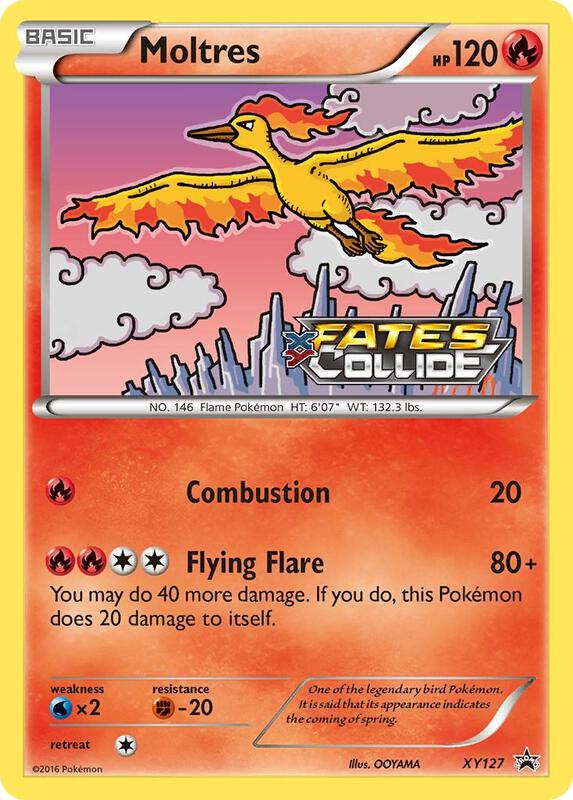 Moltres XY127 - XY Black Star Promos