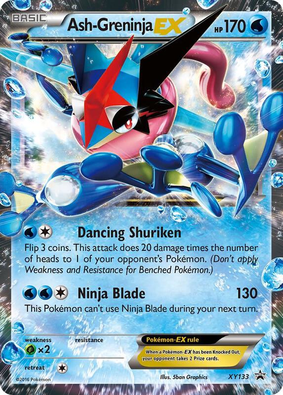 Karta Pokemon Ash-Greninja EX - XY133 - XY Promos XY133