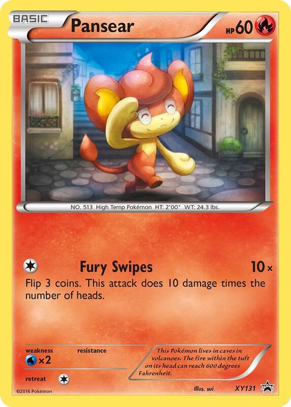 Pansear XY131 - XY Black Star Promos