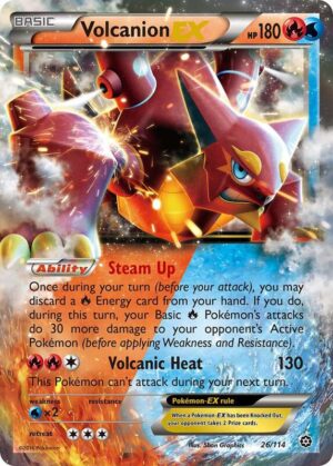 Volcanion-EX 26/114 - Steam Siege