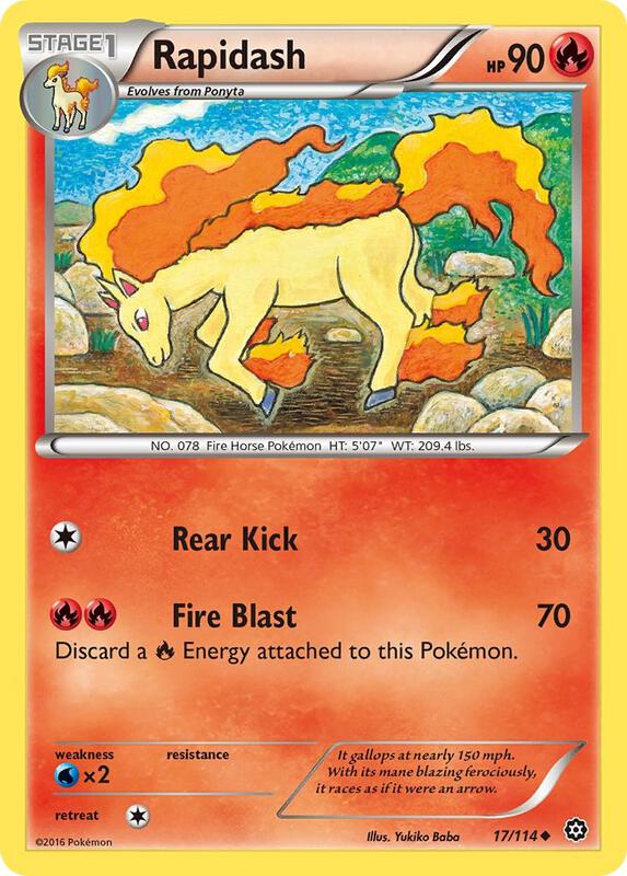 Rapidash 17/114 - Steam Siege