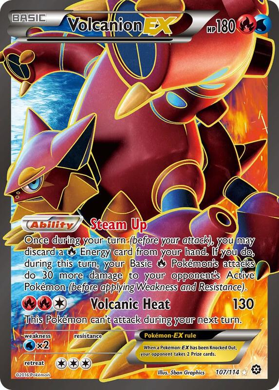 Volcanion-EX 107/114 - Steam Siege