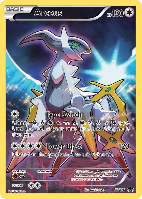Karta Pokemon Arceus - XY116 - XY Promos XY116