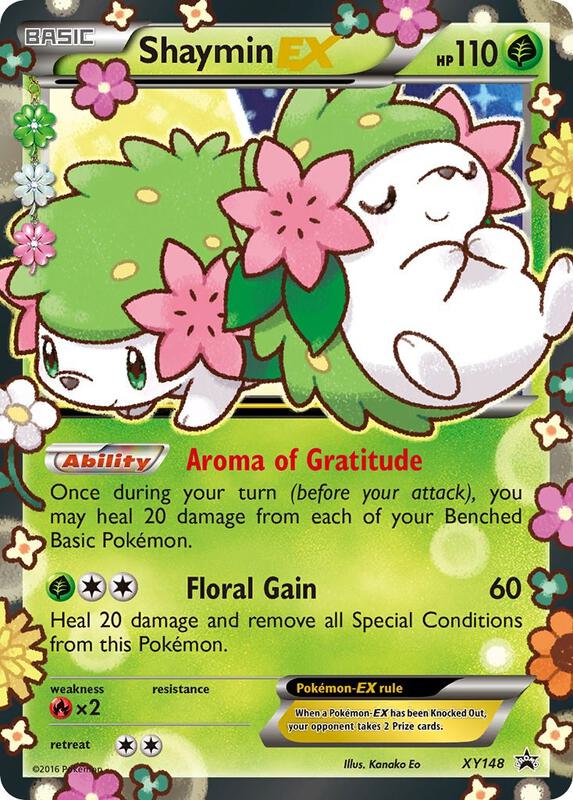 Karta Pokemon Shaymin EX - XY Promos XY148