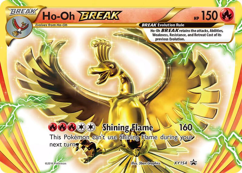 Ho-Oh BREAK XY154 - XY Black Star Promos
