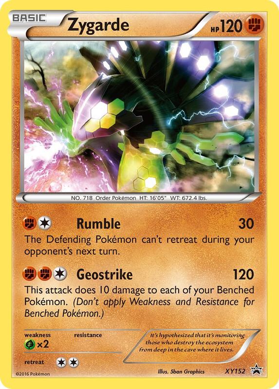 Zygarde XY152 - XY Black Star Promos