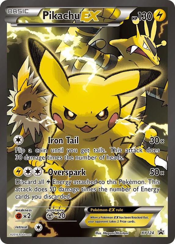 Karta Pokemon Pikachu EX - XY124 - XY Promos XY124