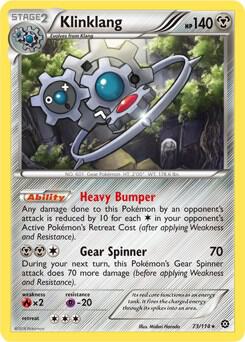 Karta Pokemon Klinklang 73/114 (XY Steam Siege) - Deck Exclusives