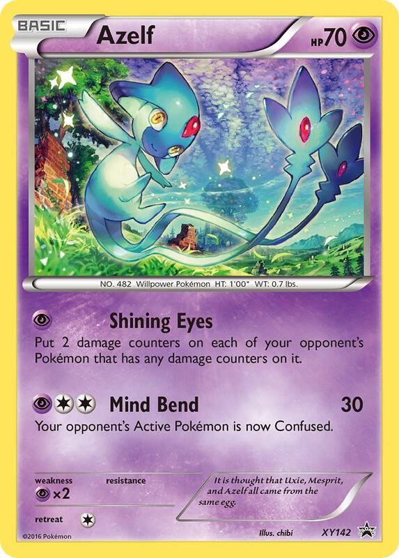 Karta Pokemon Azelf - XY142 - XY Promos XY142