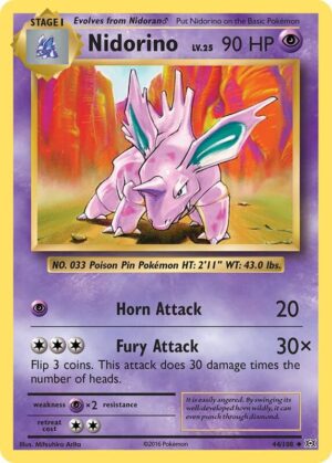 Nidorino 44/108 - Steam Siege