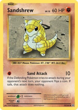 Sandshrew 54/108 - Evolutions