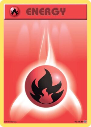 Fire Energy 92/108 - XY - Evolutions