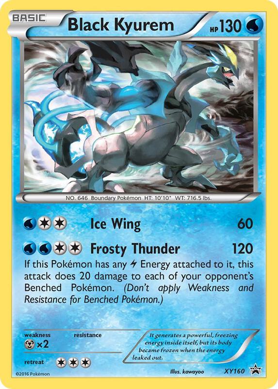 Karta Pokemon Black Kyurem - XY160 - XY Promos XY160