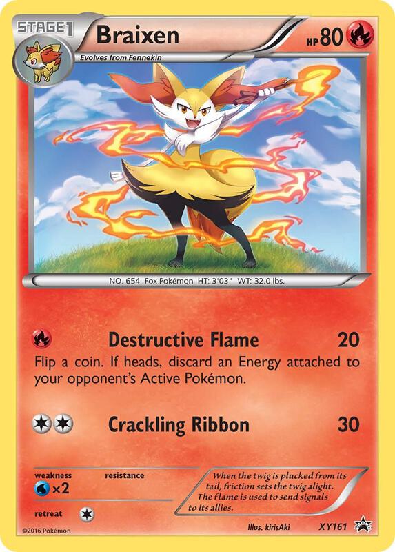 Karta Pokemon Braixen - XY161 - XY Promos XY161
