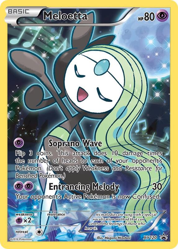 Karta Pokemon Meloetta - XY120 - XY Promos XY120