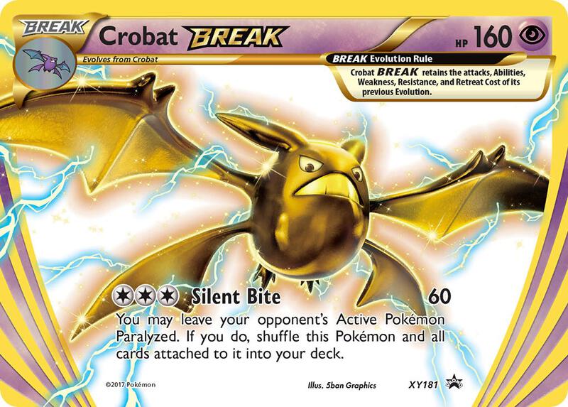Crobat BREAK XY181 - XY Black Star Promos