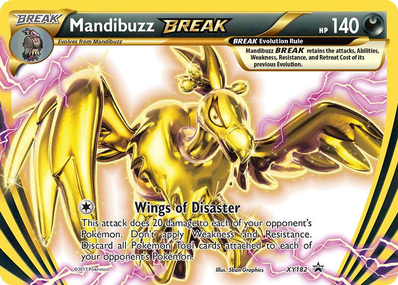 Mandibuzz BREAK XY182 - XY Black Star Promos