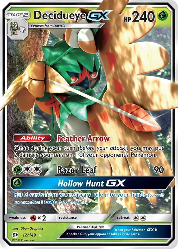Decidueye-GX 12/149 - Sun & Moon
